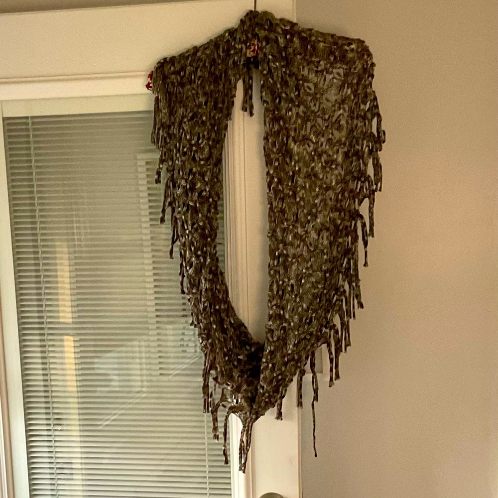Open weave eternity scarf